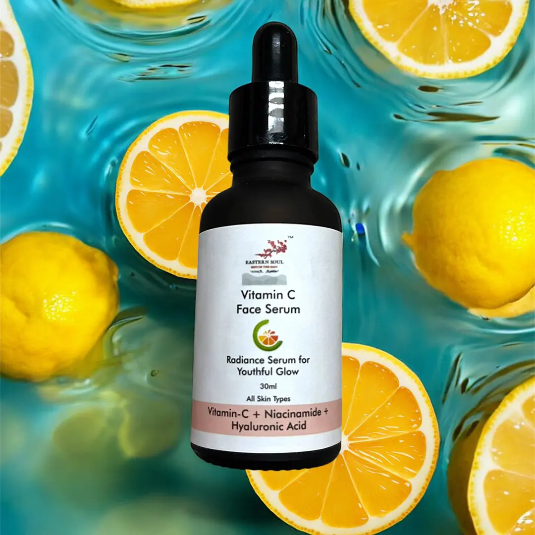 Vitamin C Face Serum with Niacinamide & Hyaluronic Acid – Brightening, Hydrating & Anti-Aging Formula
