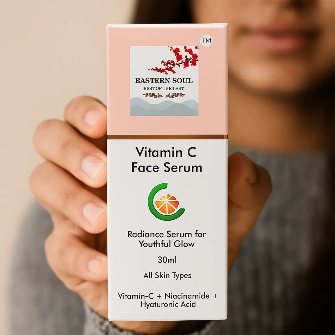 Vitamin C Face Serum with Niacinamide & Hyaluronic Acid – Brightening, Hydrating & Anti-Aging Formula